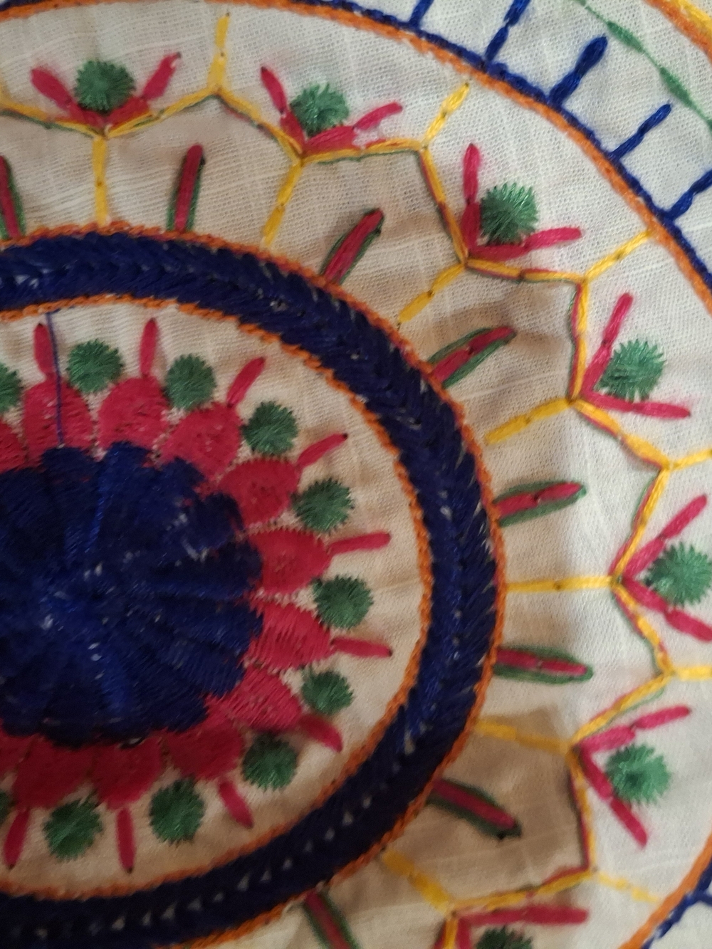 Boho Sleeveless Embroidered Medallion Dress - Picture 7 of 14